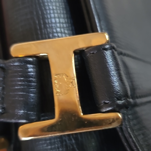 MCM Black Tote Bag with Gold Accents - Picture 12 of 12